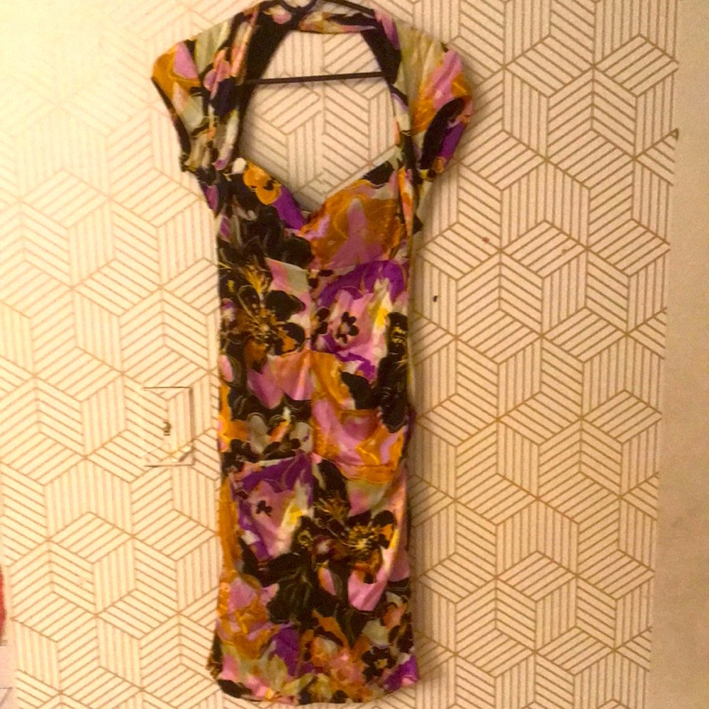 Cache dress sz 4 silk
